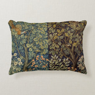 William Morris Fazant Vogel Bosland Tapijt Kunst Accent Kussen