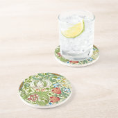 William Morris Fine Garden Lily Wallpaper Zandsteen Onderzetter (Zijkant)