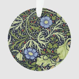 William Morris Fleur d'antiquité aux algues marine