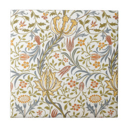William Morris Flora Design Tegeltje
