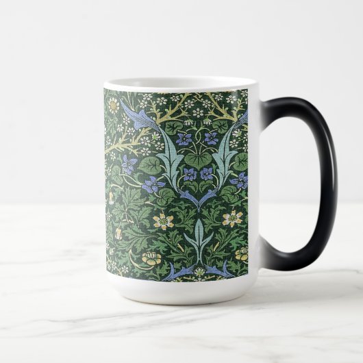 William Morris Floral Art Design Magische Mok (Rechts)