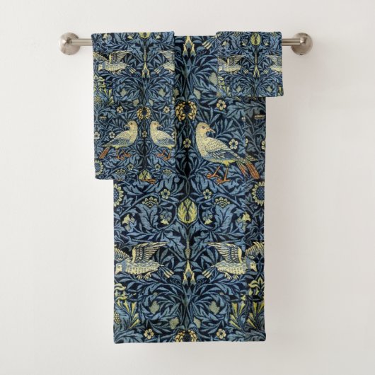 William Morris  Floral Bird Bad Handdoek (Insitu)