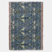 William Morris  Floral Bird Deken (Voorkant Verticaal)