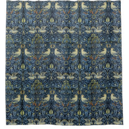William Morris  Floral Bird Douchegordijn