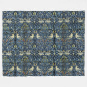 William Morris  Floral Bird Fleece Deken (Voorkant (Horizontaal))