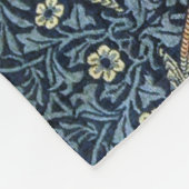 William Morris  Floral Bird Fleece Deken (Hoek)