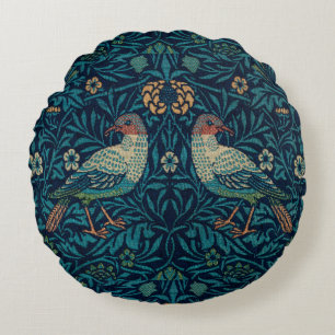 William Morris  Floral Birds Rond Kussen