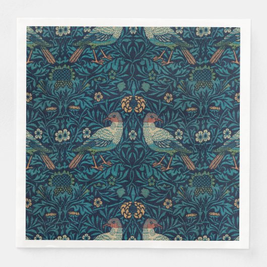 William Morris  Floral Birds Servet (Voorkant)