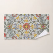 William Morris Floral Circle Flower Illustration (Serviette à main)
