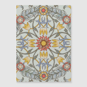 William Morris Floral Circle Flower Illustration