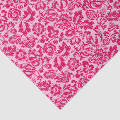 William Morris Floral Damask, Fuchsia and Pink Tissuepapier (Detail)