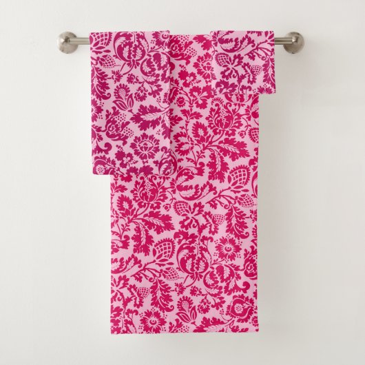 William Morris Floral Damask, Fuchsia et Pink (En situation)