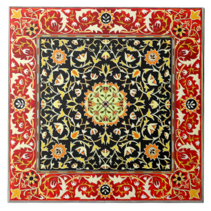 William Morris  Floral Design Tegeltje