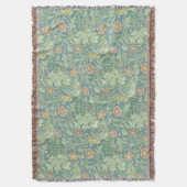 William Morris Floral Double Boughs Deken (Voorkant Verticaal)