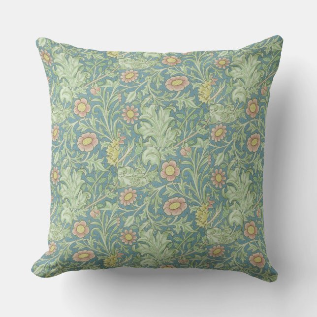 William Morris  Floral Double Boughs Kussen (Voorkant)