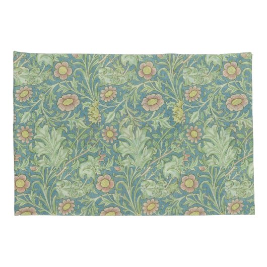 William Morris Floral Double Boughs Kussensloop (Achterkant-Rechts)