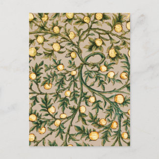 William Morris Floral Fruit Garden Flower Classic Briefkaart