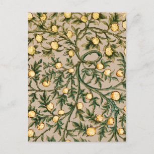 William Morris Floral Fruit Garden Flower Classic Briefkaart