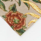 William Morris Floral Fruit Garden Flower Classic Fleece Deken (Hoek)
