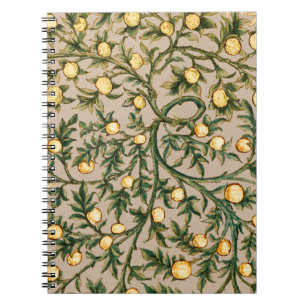 William Morris Floral Fruit Garden Flower Classic Notitieboek