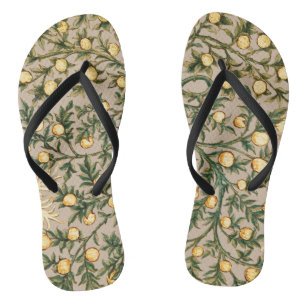 William Morris Floral Fruit Garden Flower Classic Teenslippers