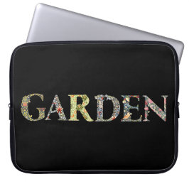 William Morris Floral Garden Motto en Lijst Laptop Sleeve