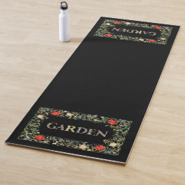 William Morris Floral Garden Motto en Lijst Yogamat