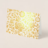 William Morris FLORAL GOLD Foil Kaart (Voorkant)