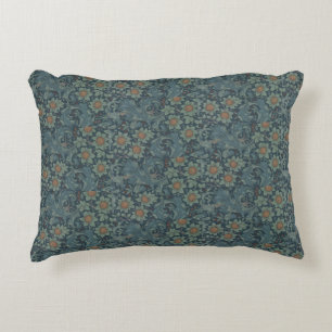 William Morris  Floral Green Blue Orchard Accent Kussen
