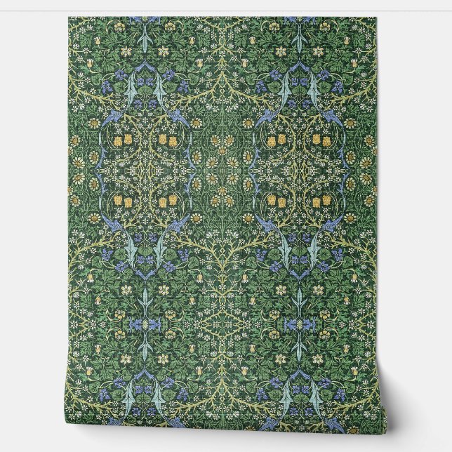 William Morris Floral  Kunst Behang (Afrollen)