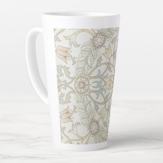 William Morris Floral Latte Mug (Angle gauche)
