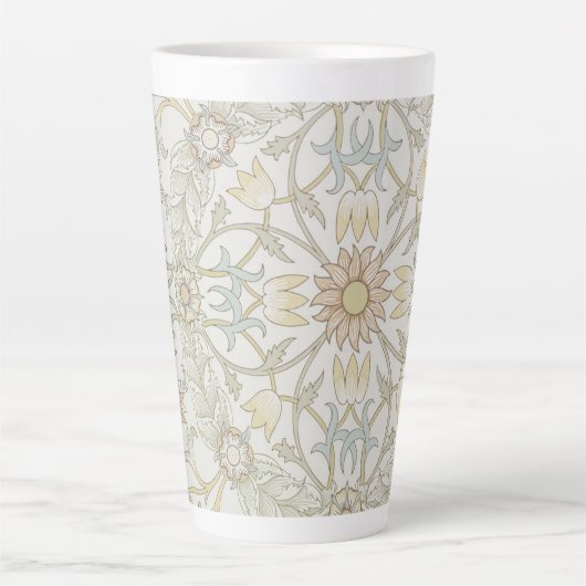 William Morris Floral Latte Mug (Devant)