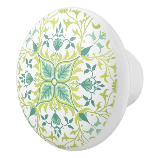 William Morris  Floral & Leaf Pattern Keramische Knop (Rechts)