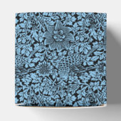 William Morris Floral Pattern Bird Anenome Bedankdoosjes (Bovenkant)