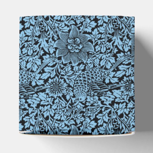 William Morris Floral Pattern Bird Anenome Bedankdoosjes (Bovenkant)