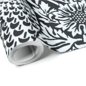 William Morris Floral Pattern Bird Anenome Cadeaupapier (Rol Hoek)