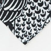 William Morris Floral Pattern Bird Anenome Fleece Deken (Hoek)