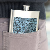 William Morris Floral Pattern Bird Anenome Heupfles (Voorbeeld)