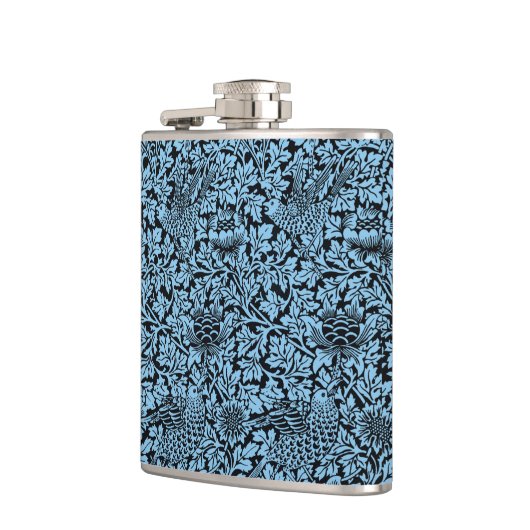 William Morris Floral Pattern Bird Anenome Heupfles (Links)