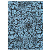 William Morris Floral Pattern Bird Anenome Klembord (Achterkant)