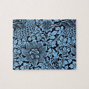 William Morris Floral Pattern Bird Anenome Legpuzzel