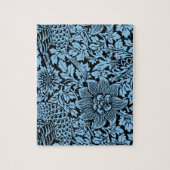 William Morris Floral Pattern Bird Anenome Legpuzzel (Verticaal)