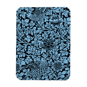 William Morris Floral Pattern Bird Anenome Magneet
