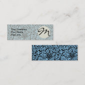 William Morris Floral Pattern Bird Anenome Mini Visitekaartje (Voorkant / Achterkant)