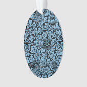 William Morris Floral Pattern Bird Anenome Ornament (voorkant)