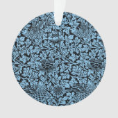 William Morris Floral Pattern Bird Anenome Ornament (voorkant)