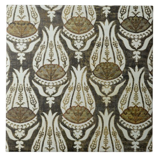 William Morris Floral Pattern Classic Tegeltje (Voorkant)