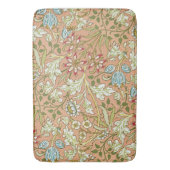 William Morris Floral Pattern Flowers Pink Blue Badmat (Voorkant Verticaal)