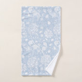 William Morris Floral Pattern in Blue Bad Handdoek (Handdoek)