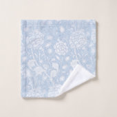 William Morris Floral Pattern in Blue Bad Handdoek (Wasdoekje)